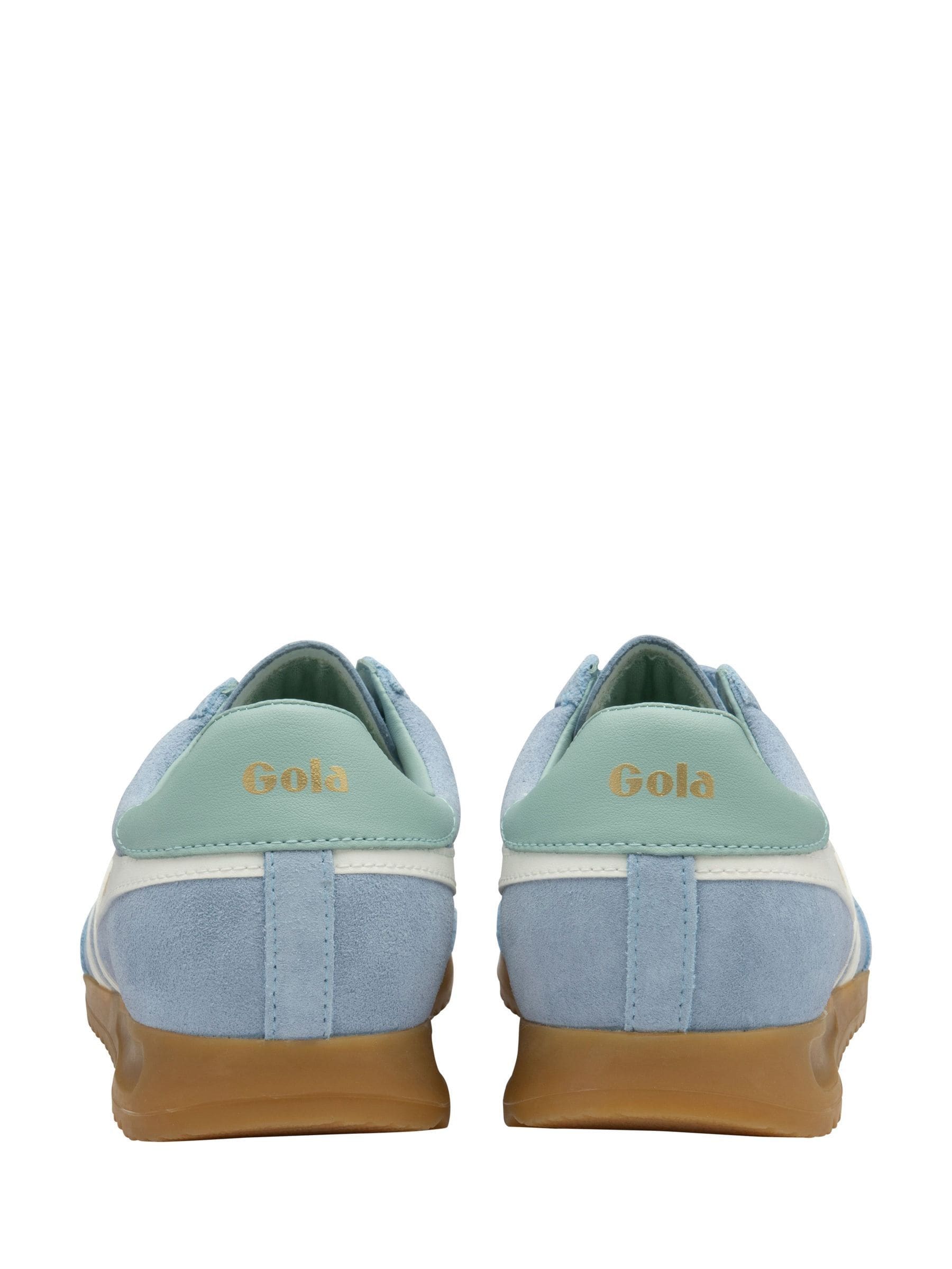 Buy Gola Blue Ladies Torpedo Leather Lace-Up Trainers from Next USA