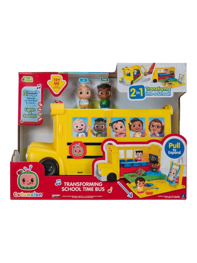 Cocomelon Transforming School Time Bus Vehicle - Image 1 of 5