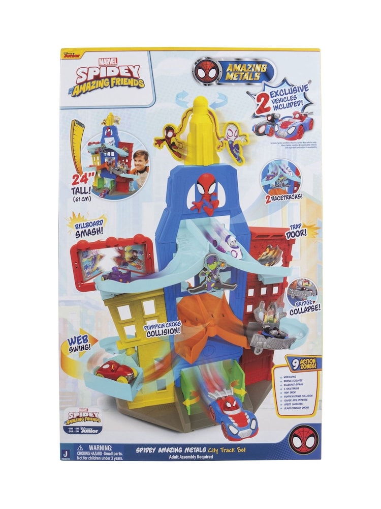 Spidey and his Amazing Friends Amazing Metals City Track Set - Image 1 of 1