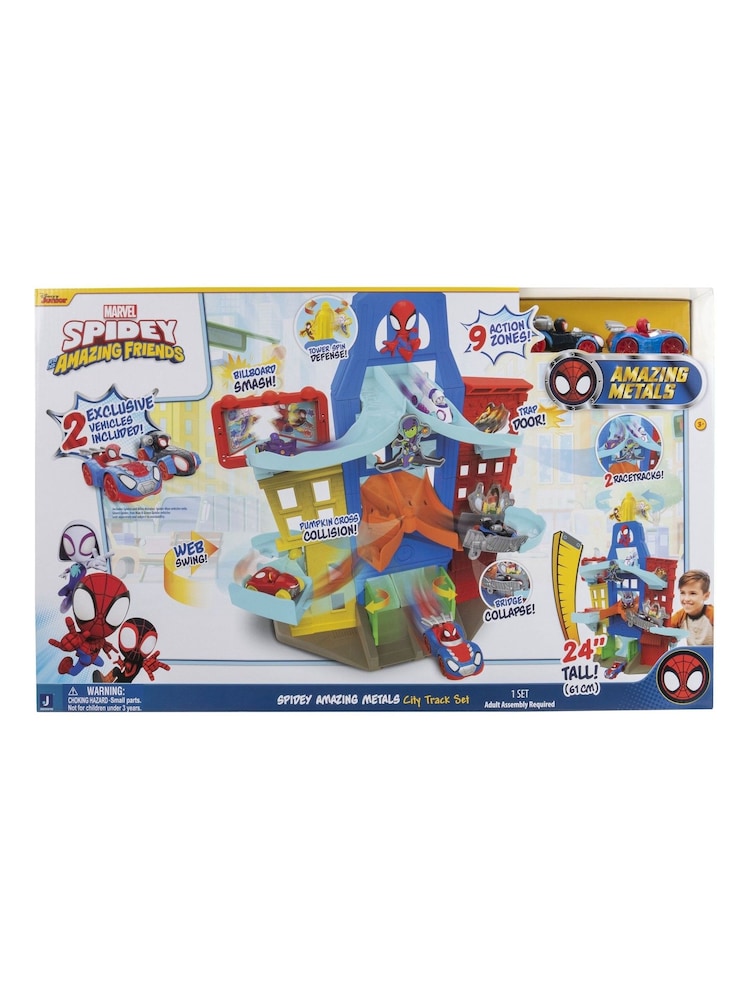 Spidey and his Amazing Friends Amazing Metals City Track Set - Image 2 of 5