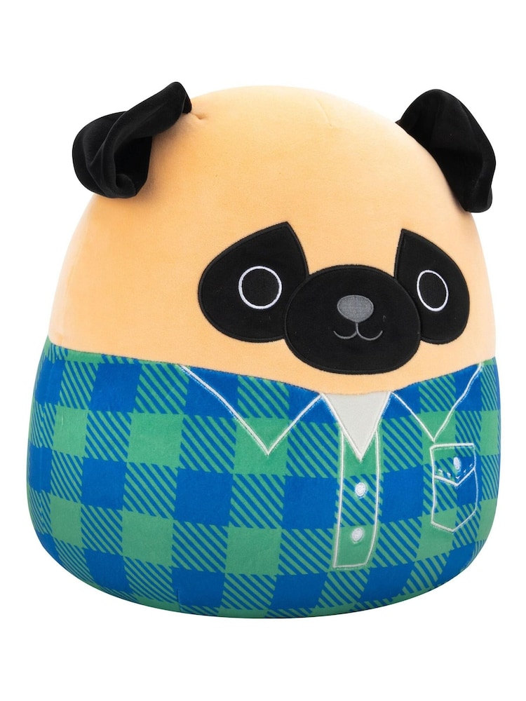 Squishmallows 12 inch Prince the Brown Pug Plush Toy - Image 4 of 4