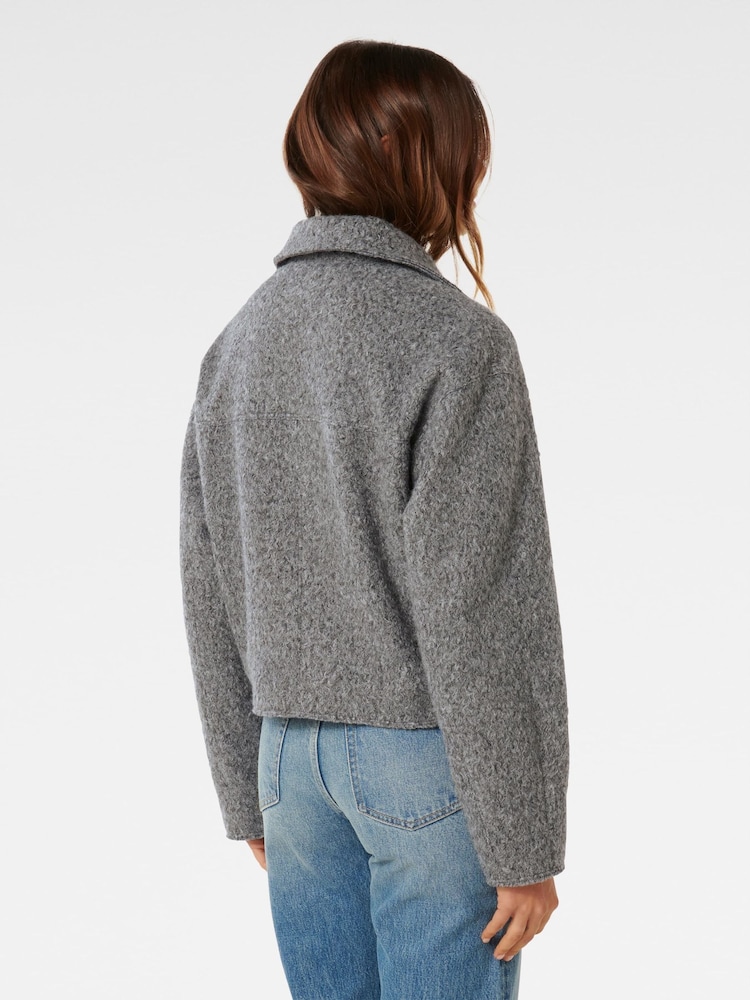 Forever New Grey Ellie Textured Jacket - Image 2 of 4