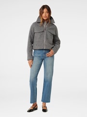 Forever New Grey Ellie Textured Jacket - Image 4 of 4