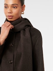 Forever New Brown Stella Scarf Coat - Image 3 of 4