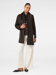 Forever New Brown Stella Scarf Coat - Image 4 of 4
