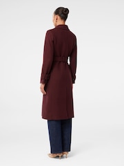 Forever New Purple Bella Wrap Coat - Image 2 of 4