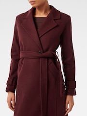 Forever New Purple Bella Wrap Coat - Image 3 of 4