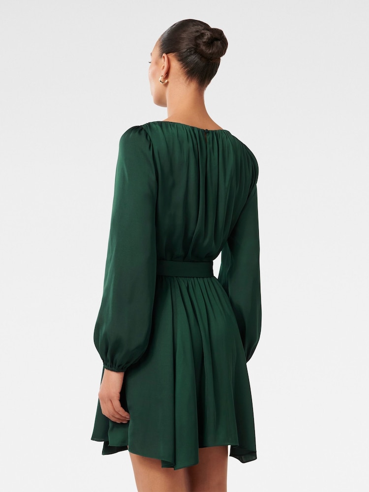 Forever New Green Florentine Belted Mini Dress - Image 2 of 4 Forever New Green Florentine Belted Mini Dress - Image 2 of 4