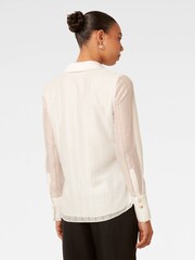 Forever New White Jacqui Textured Shirt - Image 2 of 4