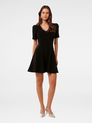 Forever New Black Alessia Embellished Mini Dress - Image 4 of 4