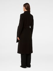 Forever New Black Ari Funnel Neck Coat - Image 2 of 4