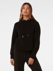 Forever New Black Millie Soft Loungewear Hoodie - Image 1 of 4