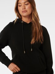 Forever New Black Millie Soft Loungewear Hoodie - Image 3 of 4