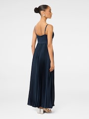 Forever New Blue Chloe Petite Pleated Maxi Dress - Image 2 of 3