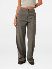 Forever New Grey Monique Wide Leg Trousers - Image 1 of 4