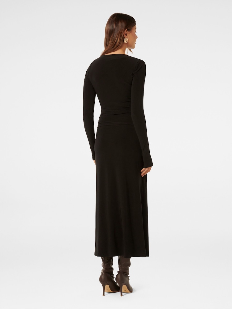 Forever New Black Kiera Long Sleeves Midi Dress - Image 2 of 2