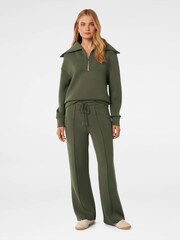 Forever New Green Tiana Wide Leg Sweatpants - Image 4 of 4
