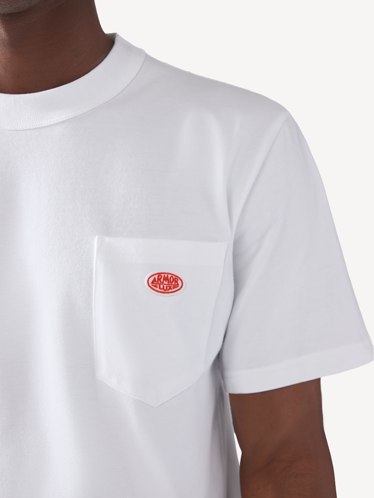 Armor Lux Heritage Logo Pocket T-Shirt - Image 2 of 8