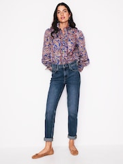 Boden Navy Blue Girlfriend Jeans - Image 3 of 6