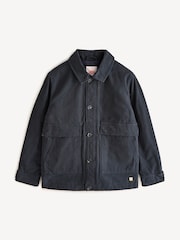 Armor Lux Blue Heritage Quilted Fishermans Jacket - Image 1 of 9