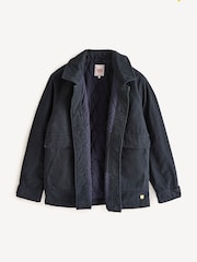 Armor Lux Blue Heritage Quilted Fishermans Jacket - Image 2 of 9