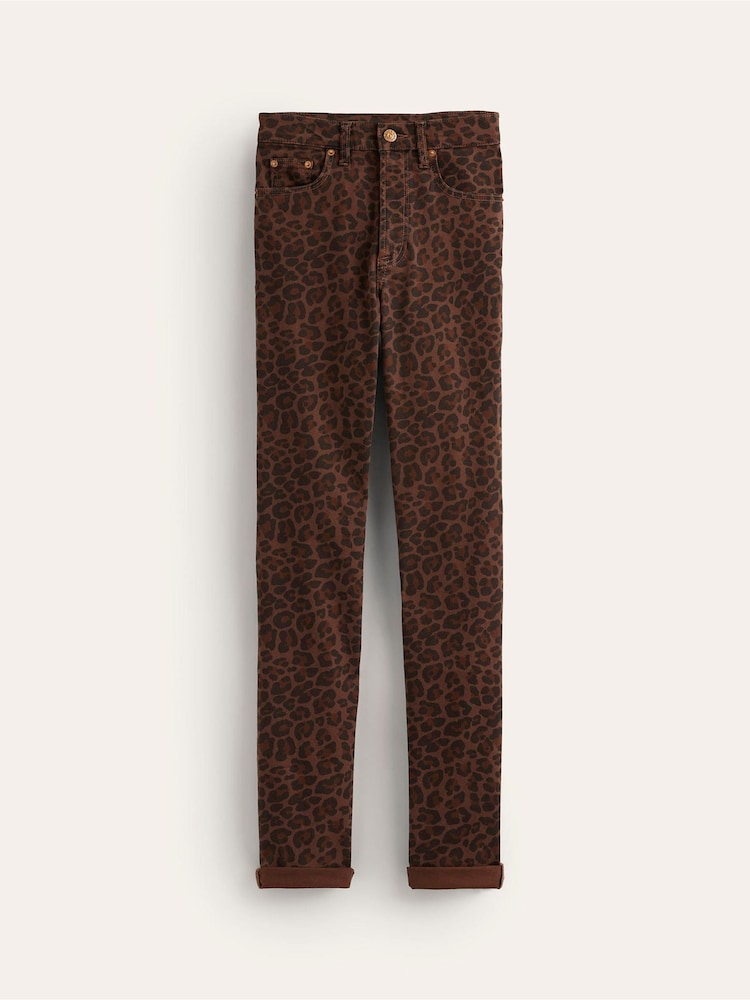 Vaqueros girlfriend con diseño de leopardo de Boden - Imagen 7 de 7