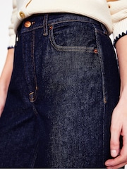 Boden Blue High Rise Wide Leg Jeans - Image 4 of 7