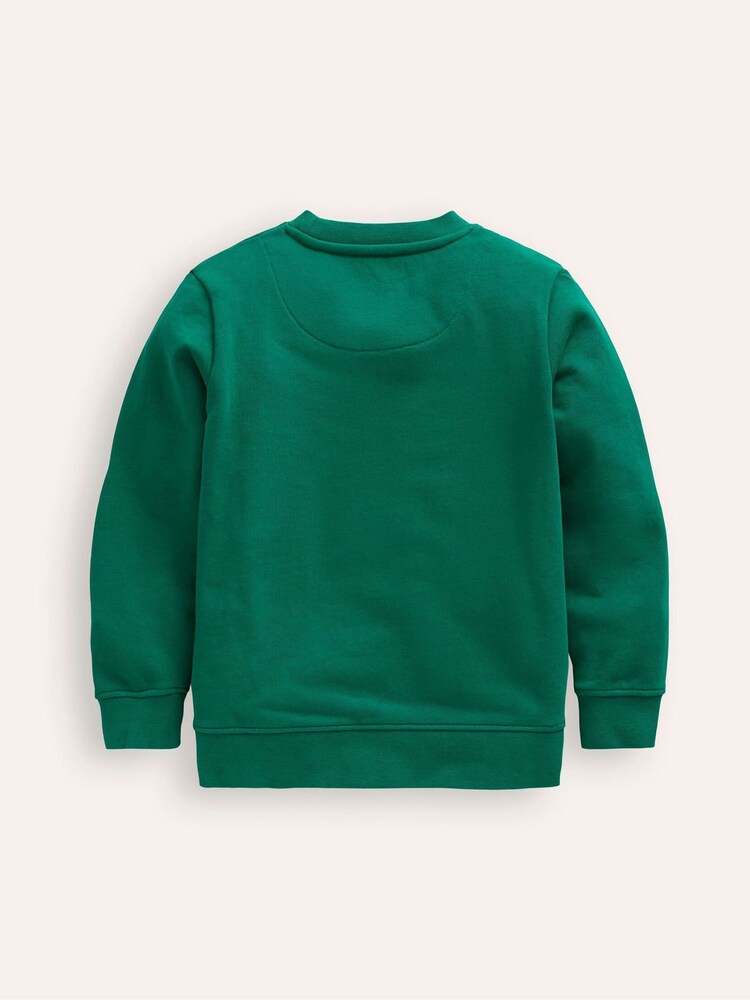 Boden Green Advent Calendar Christmas Festive 100% Cotton Sweatshirt - Image 2 of 3