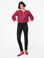 Boden Black Coated Girlfriend Jeans - Image 1 of 6
