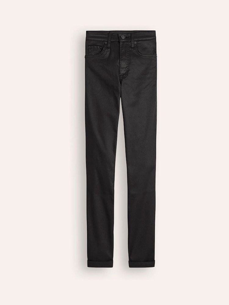 Boden Black Coated Girlfriend Jeans - Image 6 of 6