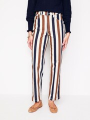 Boden Brown Striped Jeans - Image 4 of 6