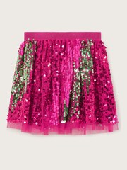 Monsoon Pink Sequin Tulle Skirt - Image 2 of 4