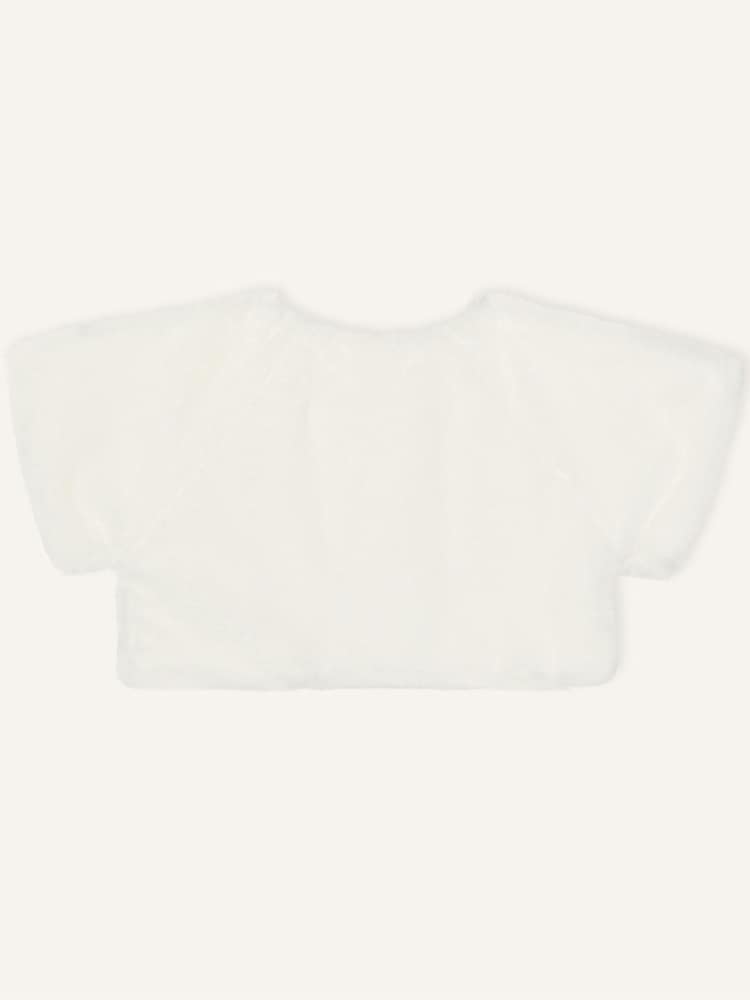 Monsoon Natural Faux Fur Shrug - Image 2 of 3 Monsoon Natural Faux Fur Shrug - Image 2 of 3