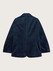 Monsoon Blue Velvet Suit Blazer - Image 2 of 3