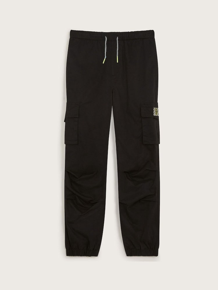 Monsoon Black Jersey Lined Cargo Trousers - Image 1 of 3