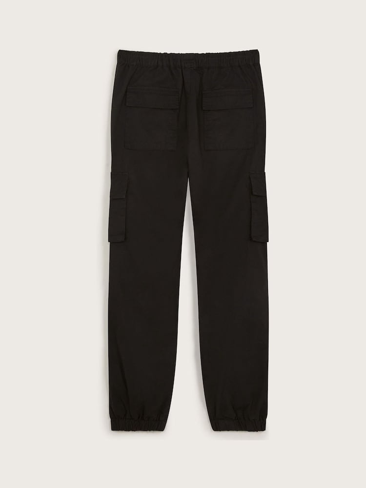 Monsoon Black Jersey Lined Cargo Trousers - Image 2 of 3