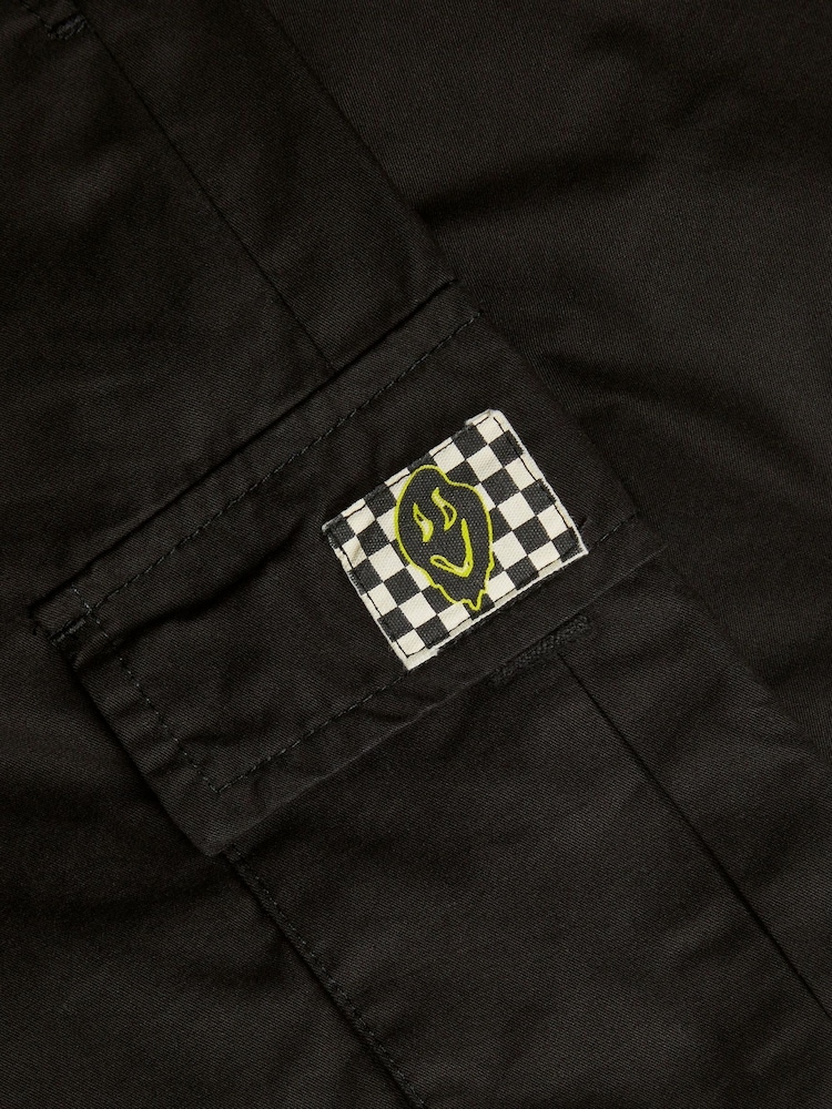 Monsoon Black Jersey Lined Cargo Trousers - Image 3 of 3