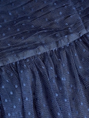 Monsoon Blue Inga Spot Tulle Prom Dress - Image 3 of 3