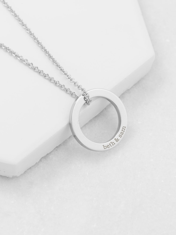 Family Ring Necklace by Treat Republic - Image 2 of 4