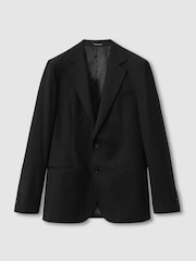 Zwart - Reiss Aspire Slim-Fit Single Breasted Wool Suit Jacket - Image 3 of 11