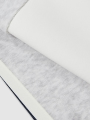 Reiss Grey Chance 9-13 yrs Velour Panelled Tracksuit Top - Image 5 of 5