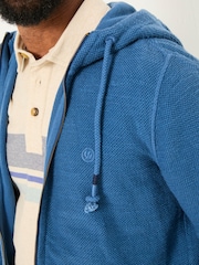 FatFace Woolacombe Denim Woolacombe Zip Through - Image 3 of 4