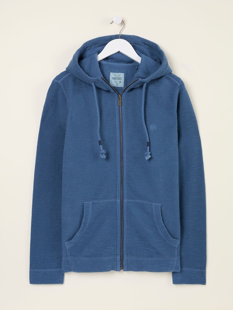 FatFace Woolacombe Denim Woolacombe Zip Through - Image 4 of 4