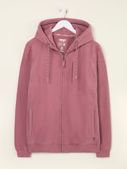 FatFace Brooke Heather Purple Zip Through Hoodie - Image 5 of 5