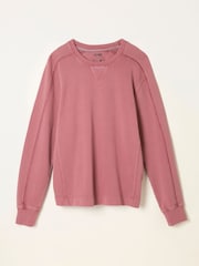 Morado jaspeado - FatFace Crew Neck Sweatshirt - Imagen 6 de 6