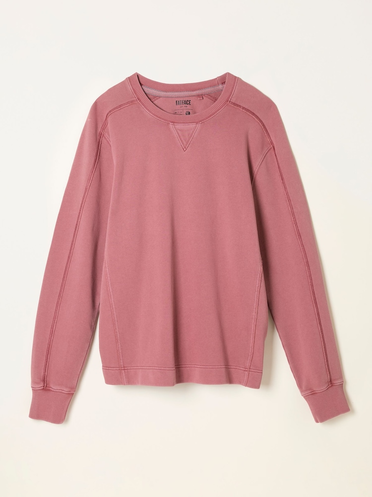 Morado jaspeado - FatFace Crew Neck Sweatshirt - Imagen 6 de 6