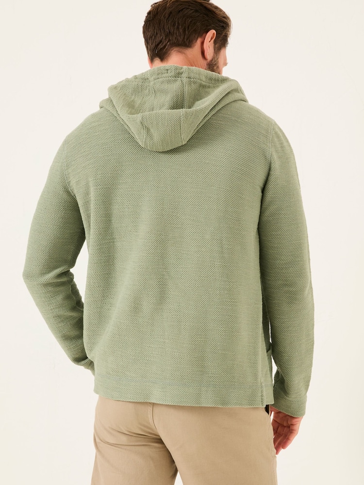 FatFace Woolacombe Sage Green Woolacombe Zip Through - Image 2 of 5