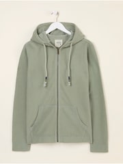 FatFace Woolacombe Sage Green Woolacombe Zip Through - Image 5 of 5