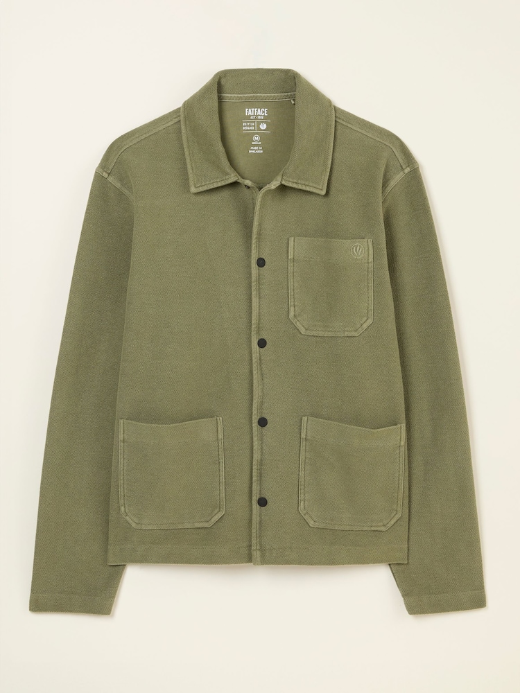 Verde caqui - FatFace Bajoe Loop Back Light Weight Jacket - Imagen 5 de 5 Verde caqui - FatFace Bajoe Loop Back Light Weight Jacket - Imagen 5 de 5