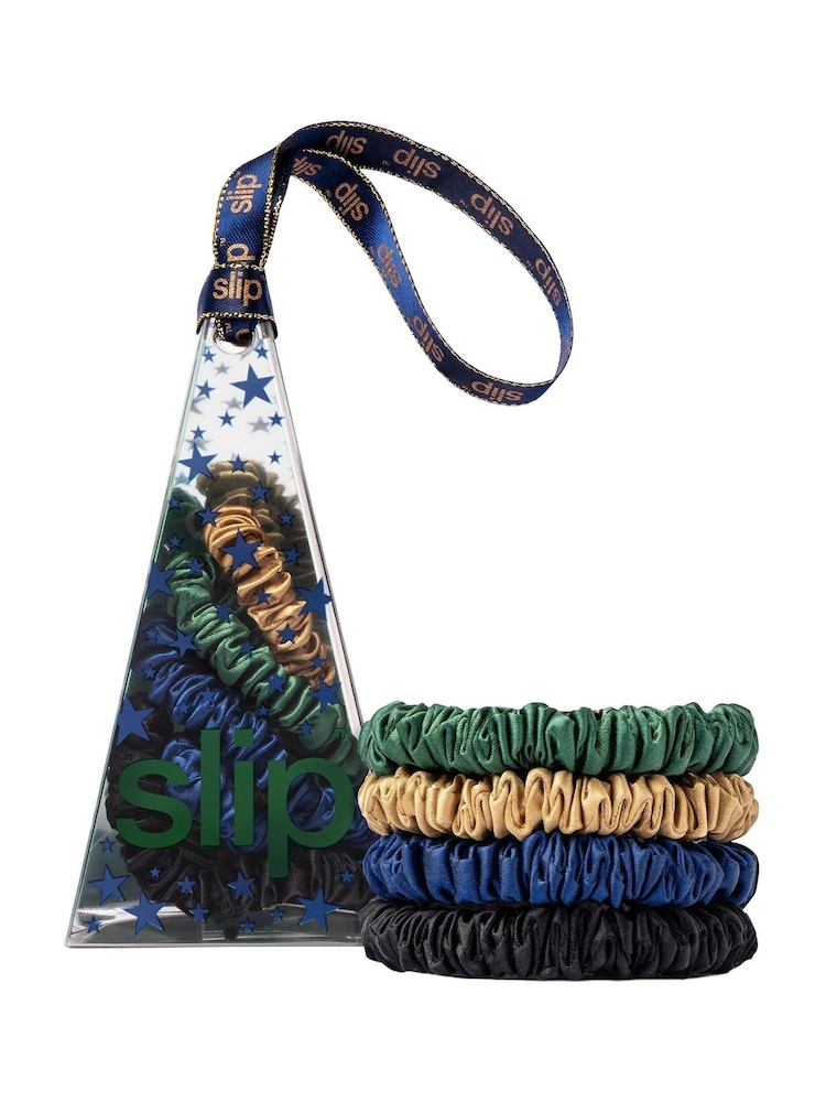 Slip Skinny 100% Pure Silk Scrunchie Ornament 4 Pack - Image 1 of 5